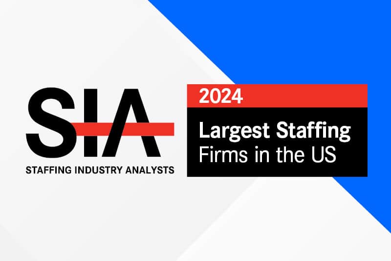 SIA 2024 List of Largest Staffing Firms